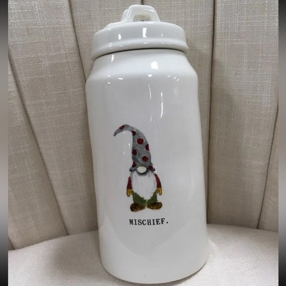 Rae Dunn Gnome Mischief Canister